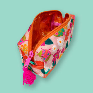 Cartuchera Rectangular Entre Pétalos y Alas