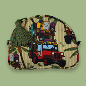 Cosmetiquera Media Luna Mini Jeep